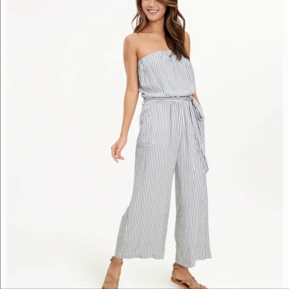 NWT - Splendid Avenue Striped Jumpsuit